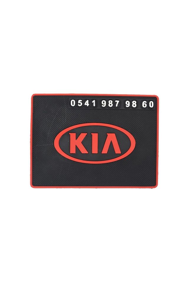kia numaratörlü kaydırmaz ped